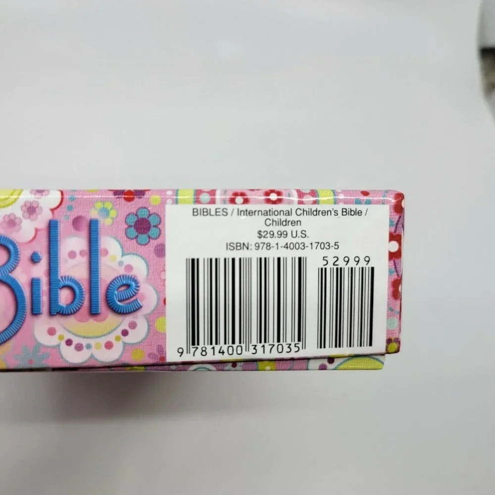 International Children's Bible Shiny Sequin Pink Colorful Holy Bible - Picture 3 of 10